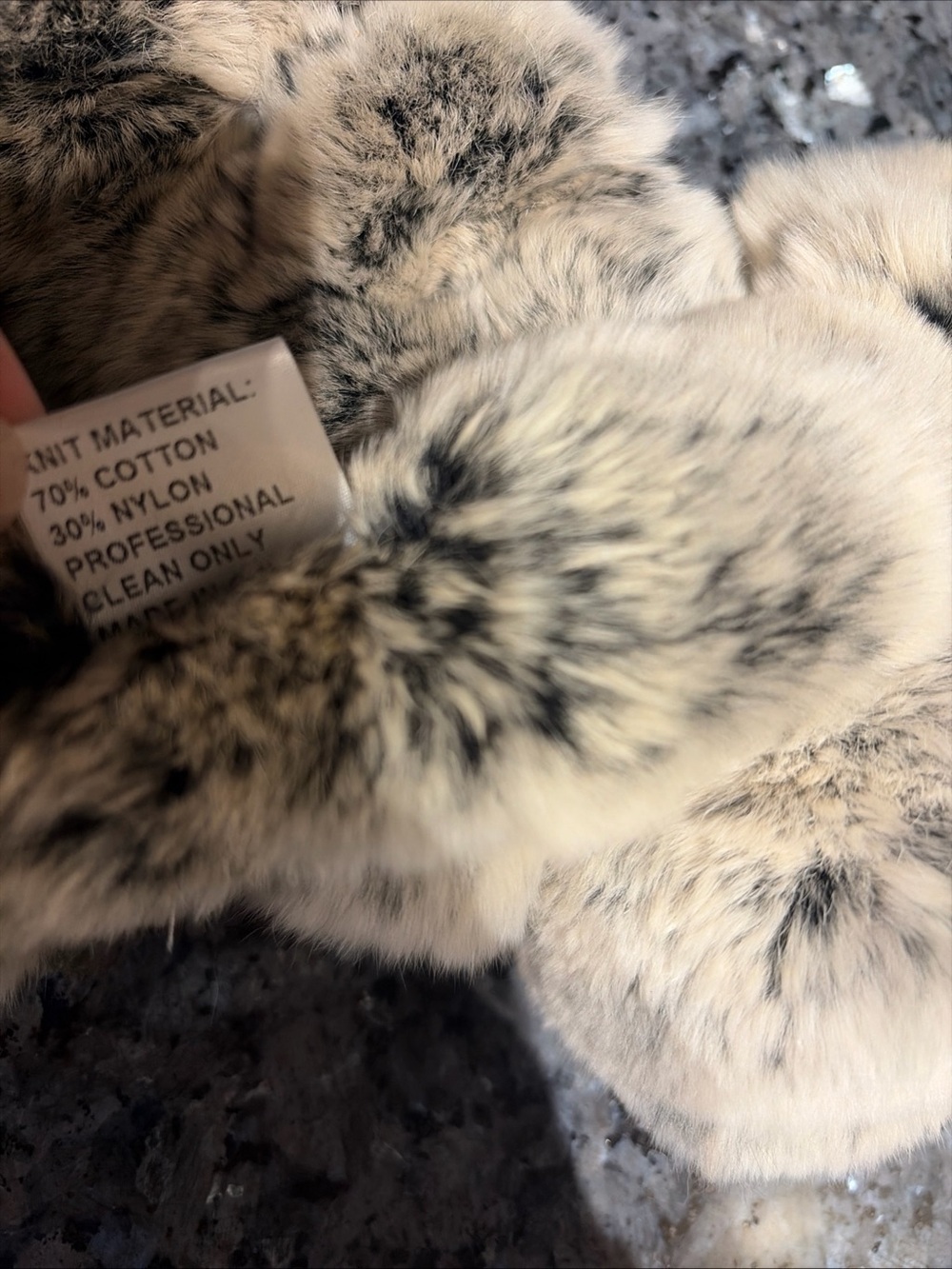 BELLE FARE Real Rex Rabbit Fur Scarf Neck Warmer Soft - Picture 4 of 9